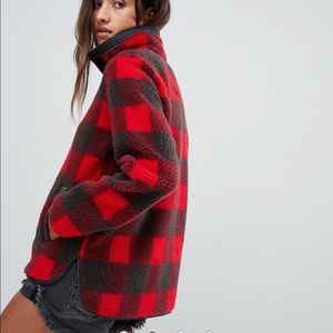 Abercrombie plaid pullover
